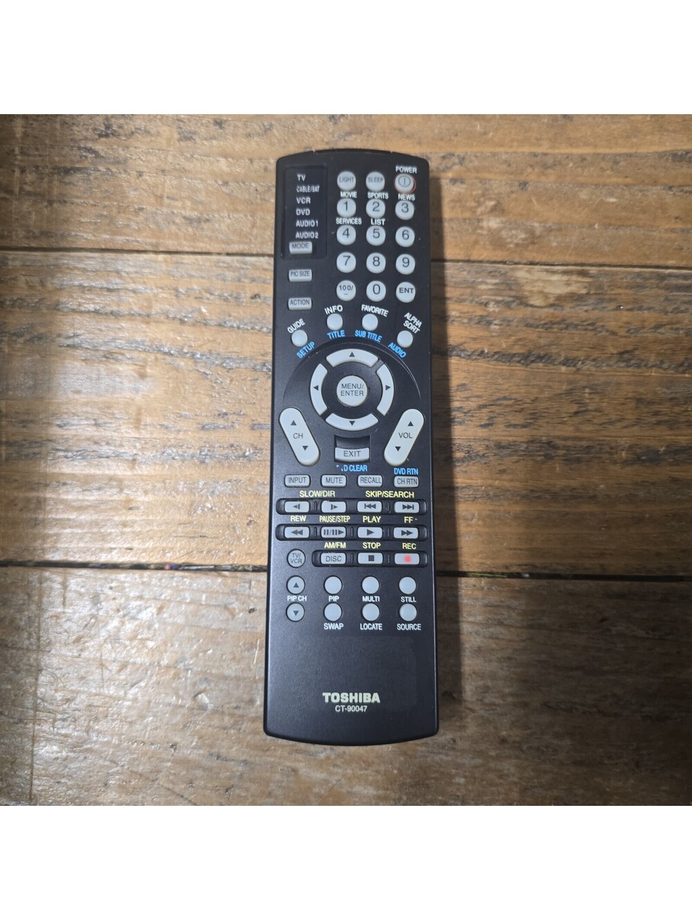 Toshiba CT-90047 Remote Control 65HX81 36AFX63 65HDX82 57HDX82 50AX60 34HF81 OEM